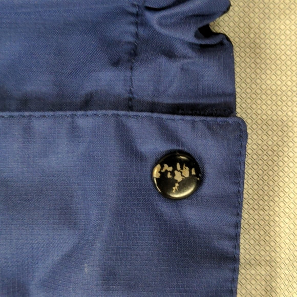 L.L. Bean Rain Jacket Blue Size Small - Picture 10 of 12